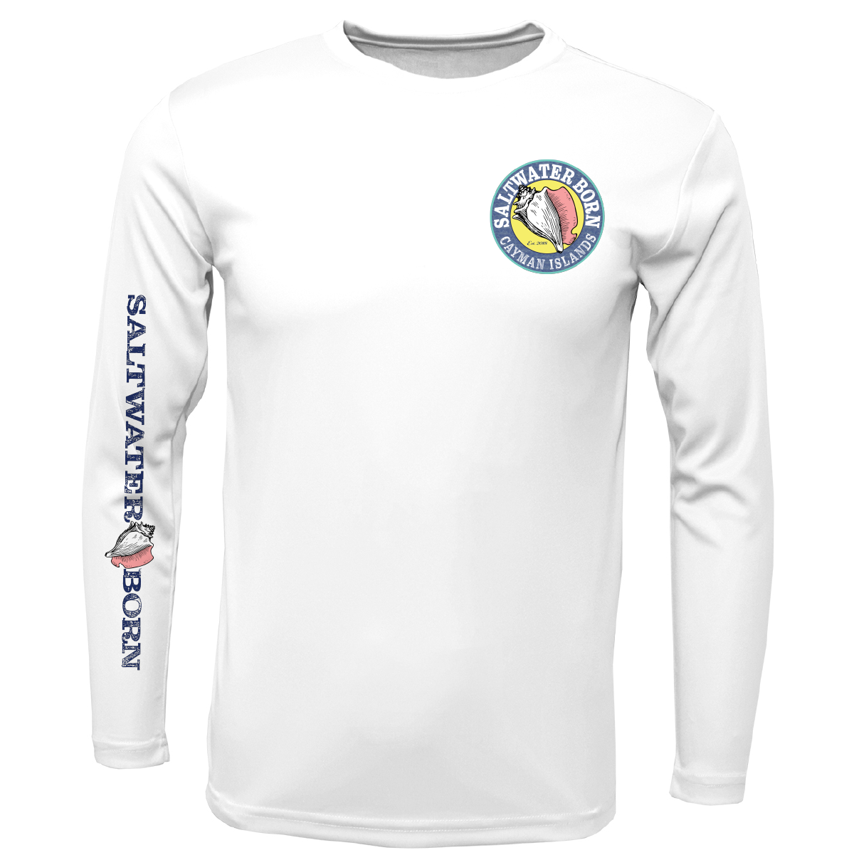 Cayman Islands Kraken Men's Long Sleeve UPF 50+ Dry-Fit Shirt