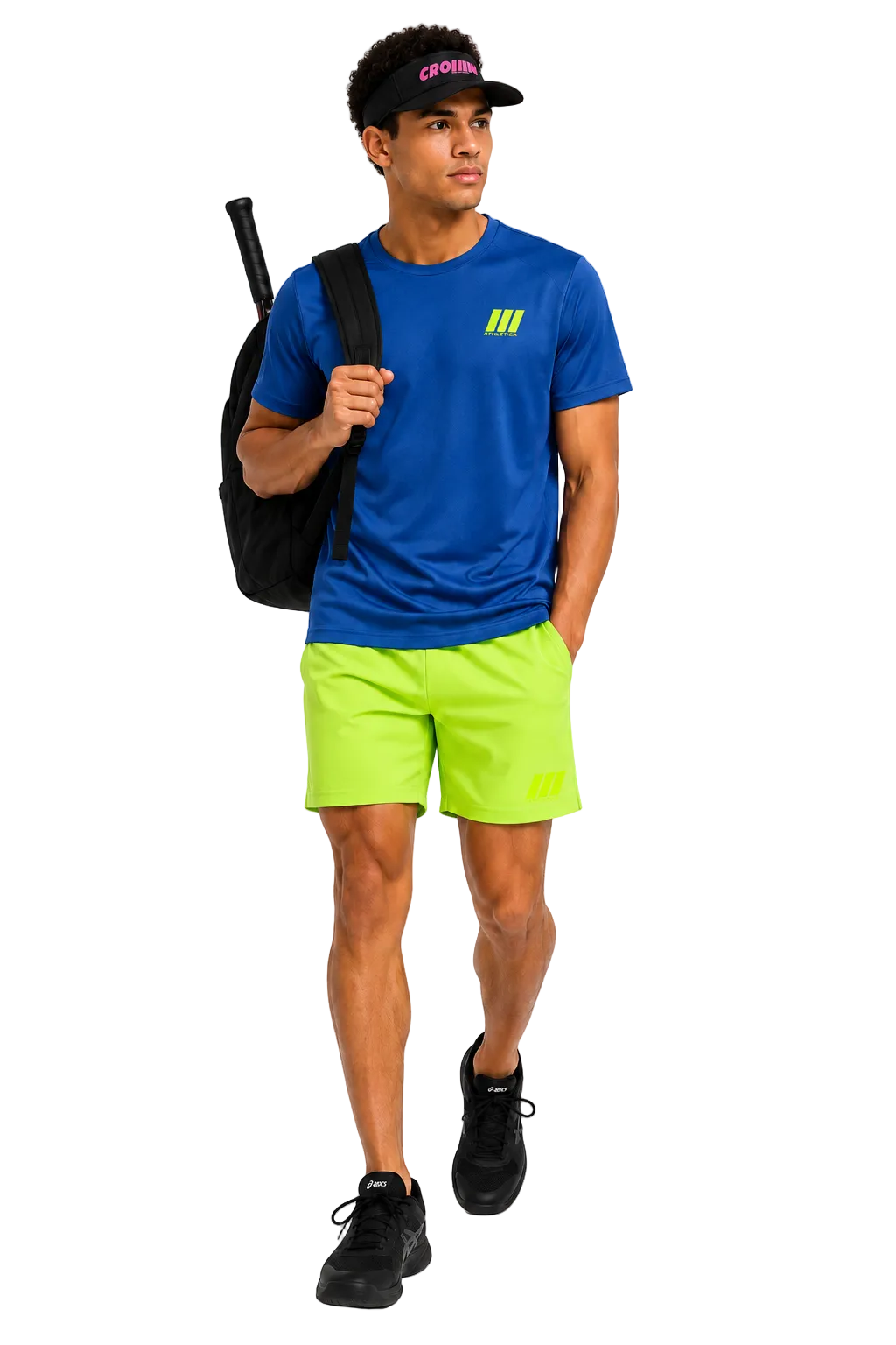 CROWN ATHLETICA™ /// Logo Shirt (BLUE)