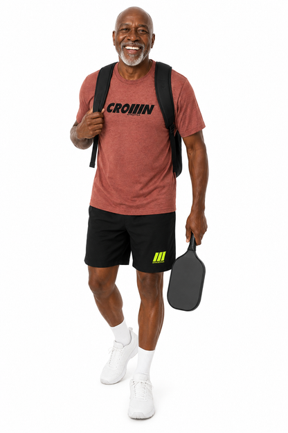 CROWN ATHLETICA™ /// Logo Short (BLACK)