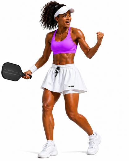 CROWN ATHLETICA /// Women's Skort (WHITE)