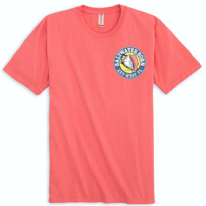 Key West, FL Seahorse Women's Organic Cotton Tee