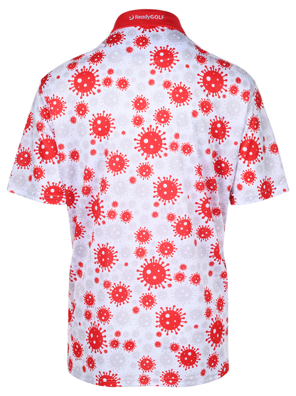 Covid Mens Golf Polo Shirt by ReadyGOLF (LIMITED EDITION)