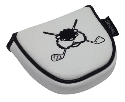 Dancing Gopher Crossed Clubs Embroidered Mallet Putter Cover by ReadyGOLF