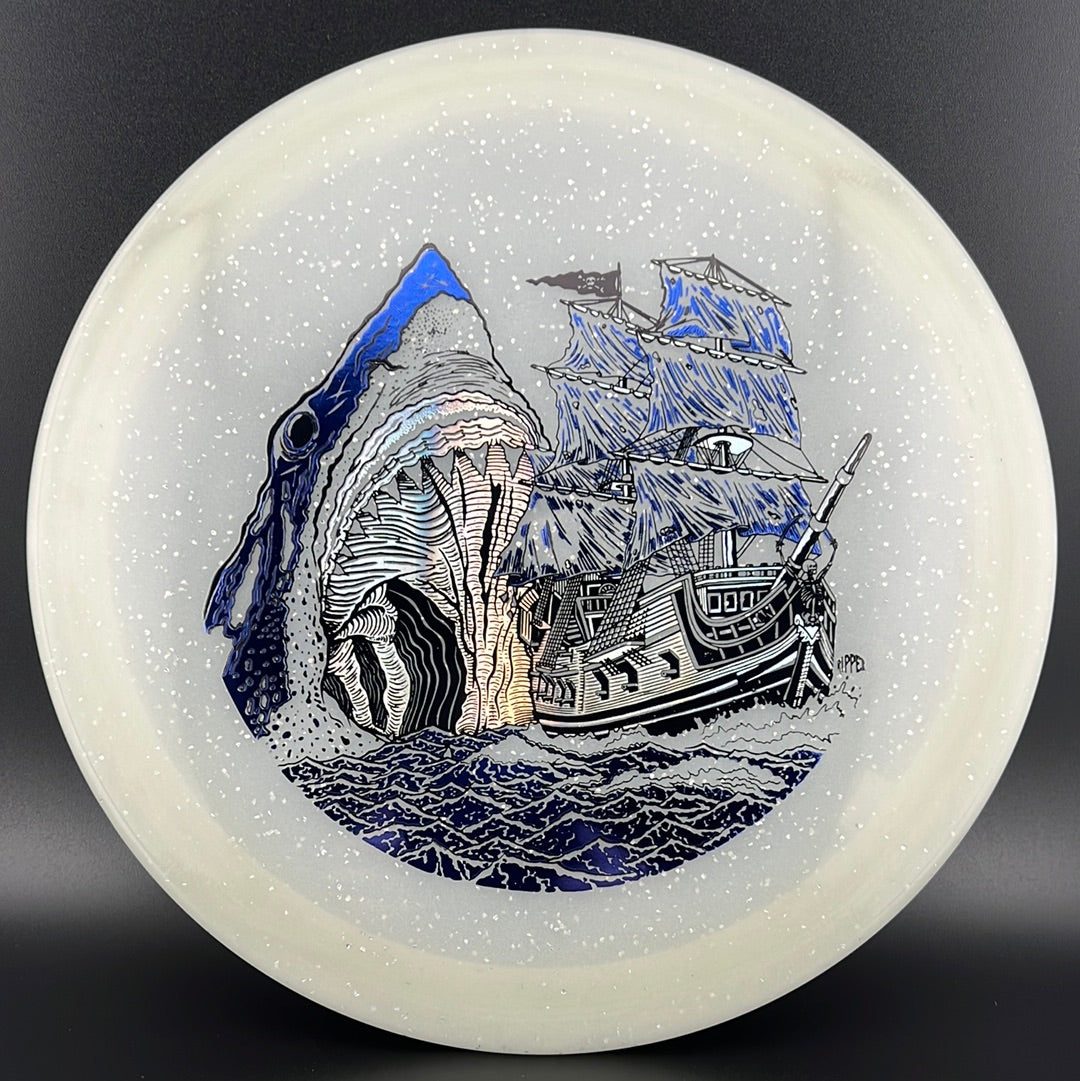 Metal Flake Glow C-Blend Galleon (First Run) "Megalodon" by Ripper Studios