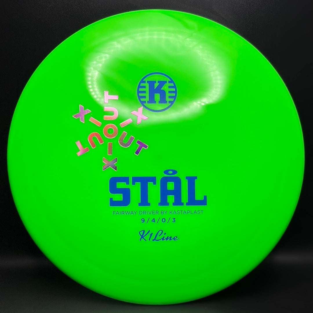 K1 Stål - X-Out Snowflake Stamp