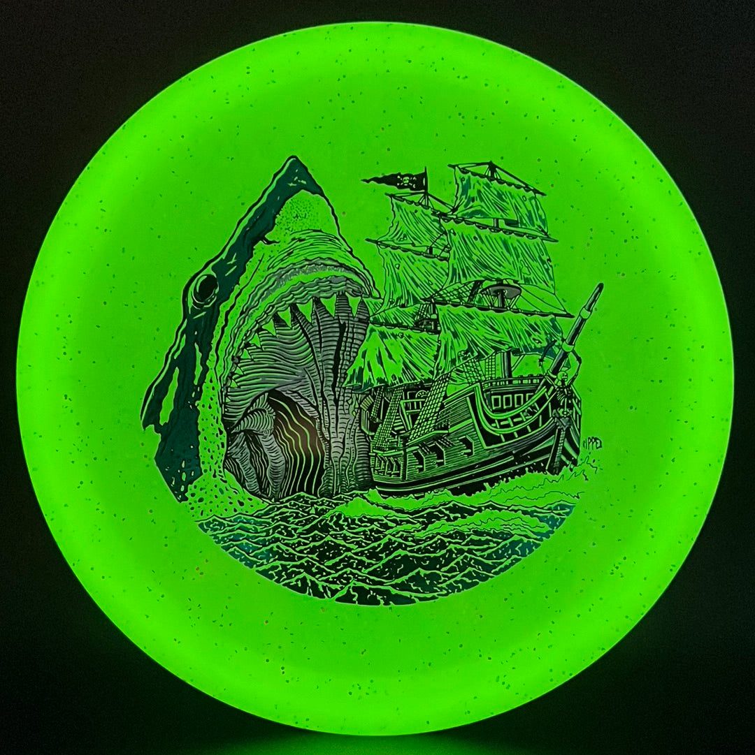 Metal Flake Glow C-Blend Galleon (First Run) "Megalodon" by Ripper Studios