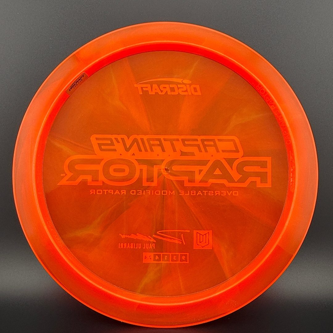 Special Z Blend Captain's Raptor - Paul Ulibarri 2025 Signature Series