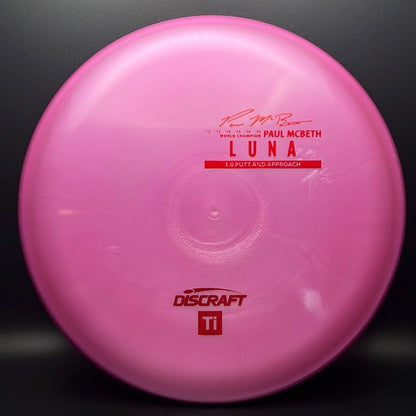 Titanium Luna - First Run - Paul McBeth
