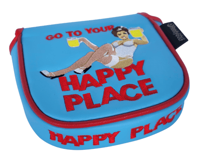 Ai-ONE Square 2 Square Max Center-Shafted Putter Cover by ReadyGOLF - Happy Place