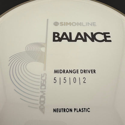 Neutron Balance - Simon Line