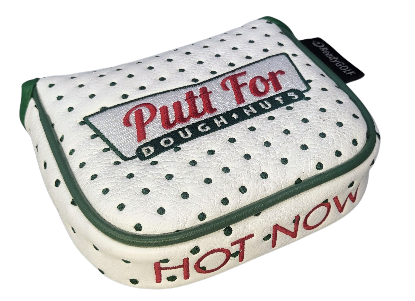 TaylorMade Spider ZT Center-Shafted Putter Cover by ReadyGOLF - Donut Box (Putt for Dough-Nuts)