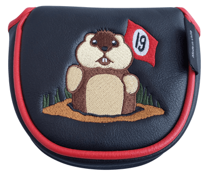 19th Hole Gopher Embroidered Putter Cover by ReadyGOLF - Mallet