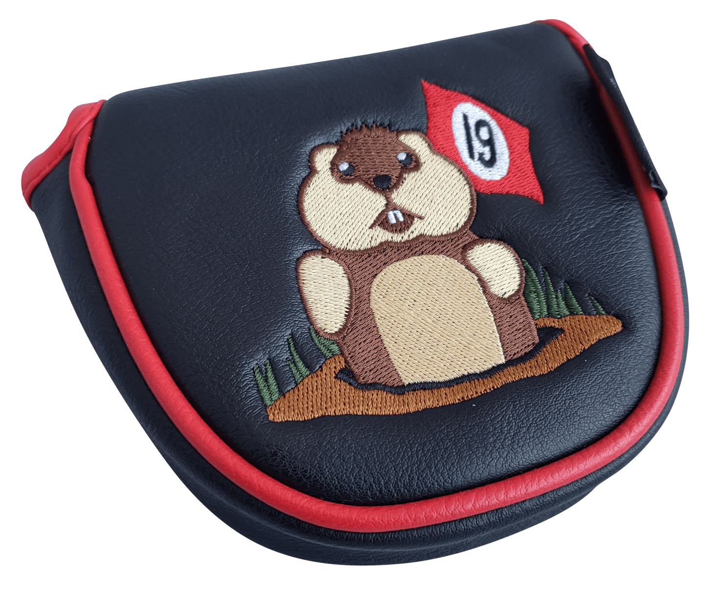 19th Hole Gopher Embroidered Putter Cover by ReadyGOLF - Mallet