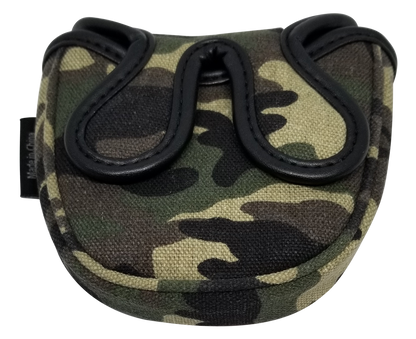 Dancing Gopher Camo Embroidered Mallet Putter Cover by ReadyGOLF