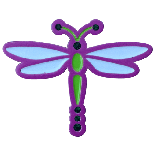 Dragonfly Crystal Ball Marker & Hat Clip by ReadyGOLF
