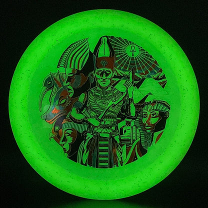 Metal Flake Glow Aztec X-Out - Gods of Egypt