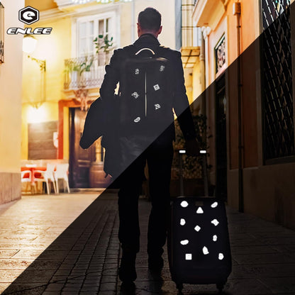 ENLEE Bicycle Reflective Stickers for Enhanced Safety - Bike Wheel Reflectors and Bicycle Stickers for Maximum Visibility E238