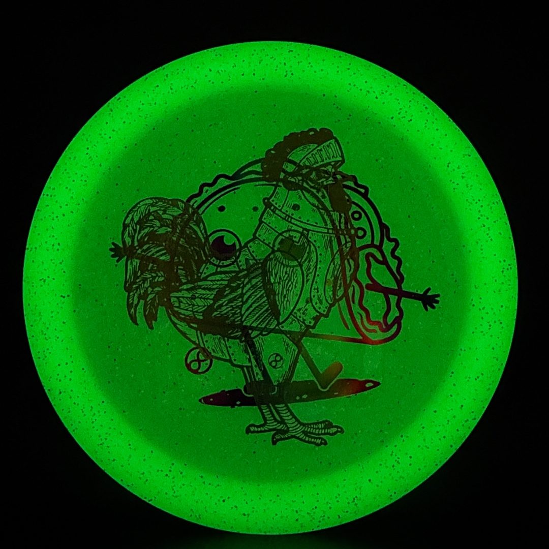 Metal Flake Glow C-Blend Aztec - X-Out Taco Rooster