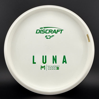 White ESP Luna - Bottom Stamp - Dyer's Delight