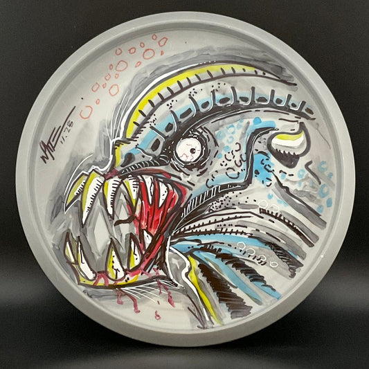 Glow D-Line P2 *Les White Stash* - "Zombie Gremlin" with Hand Painted Back Art!