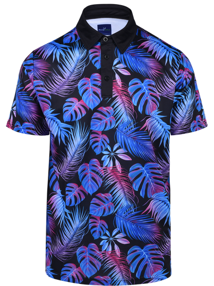 Electric Jungle Mens Golf Polo Shirt by ReadyGOLF