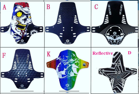 ENLEE fat bike fenders mudguard universal Durable mudguard front rear wheels bike mudguard