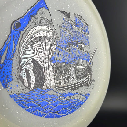 Metal Flake Glow C-Blend Galleon (First Run) "Megalodon" by Ripper Studios