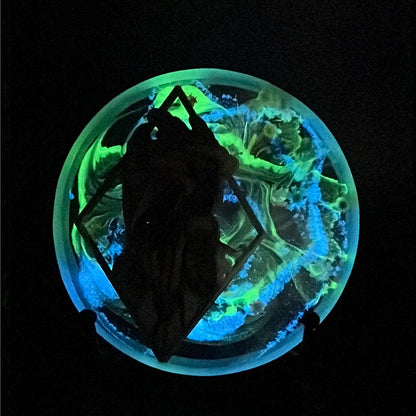 Custom Floral Glow Resin Mini - Exclusive "RAD Plague Doctor"