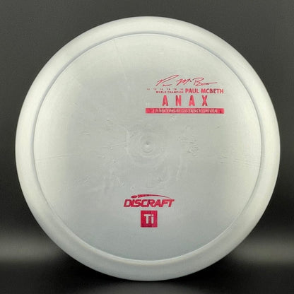 Titanium Anax - First Run - Paul McBeth Limited Edition