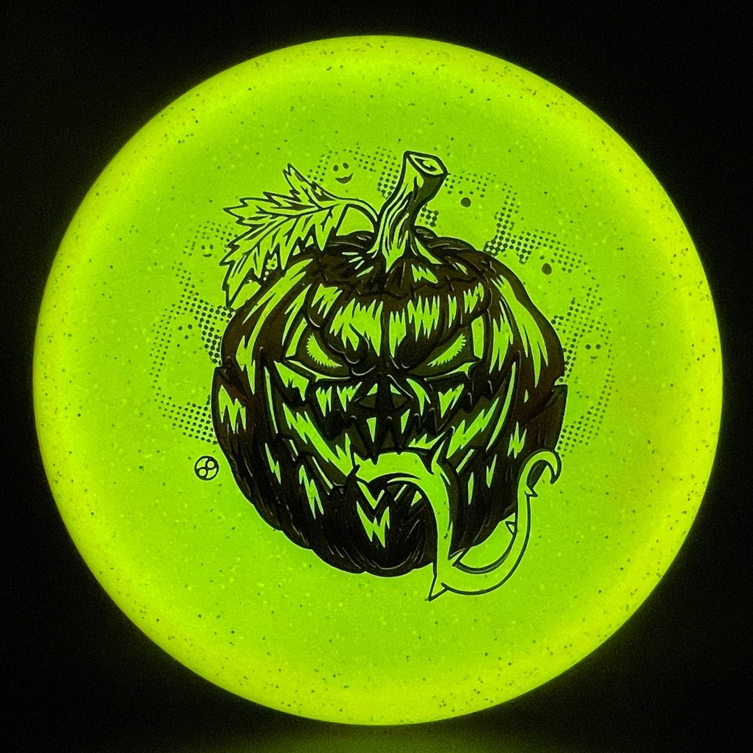 Metal Flake Glow C-Blend Artifact - Pumpkin