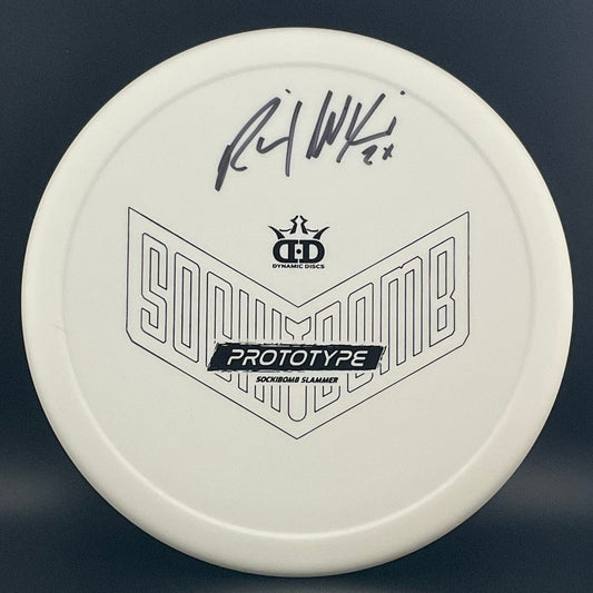 Prototype Sockibomb Slammer *Signed* - 2022 LE - Ricky 2X!