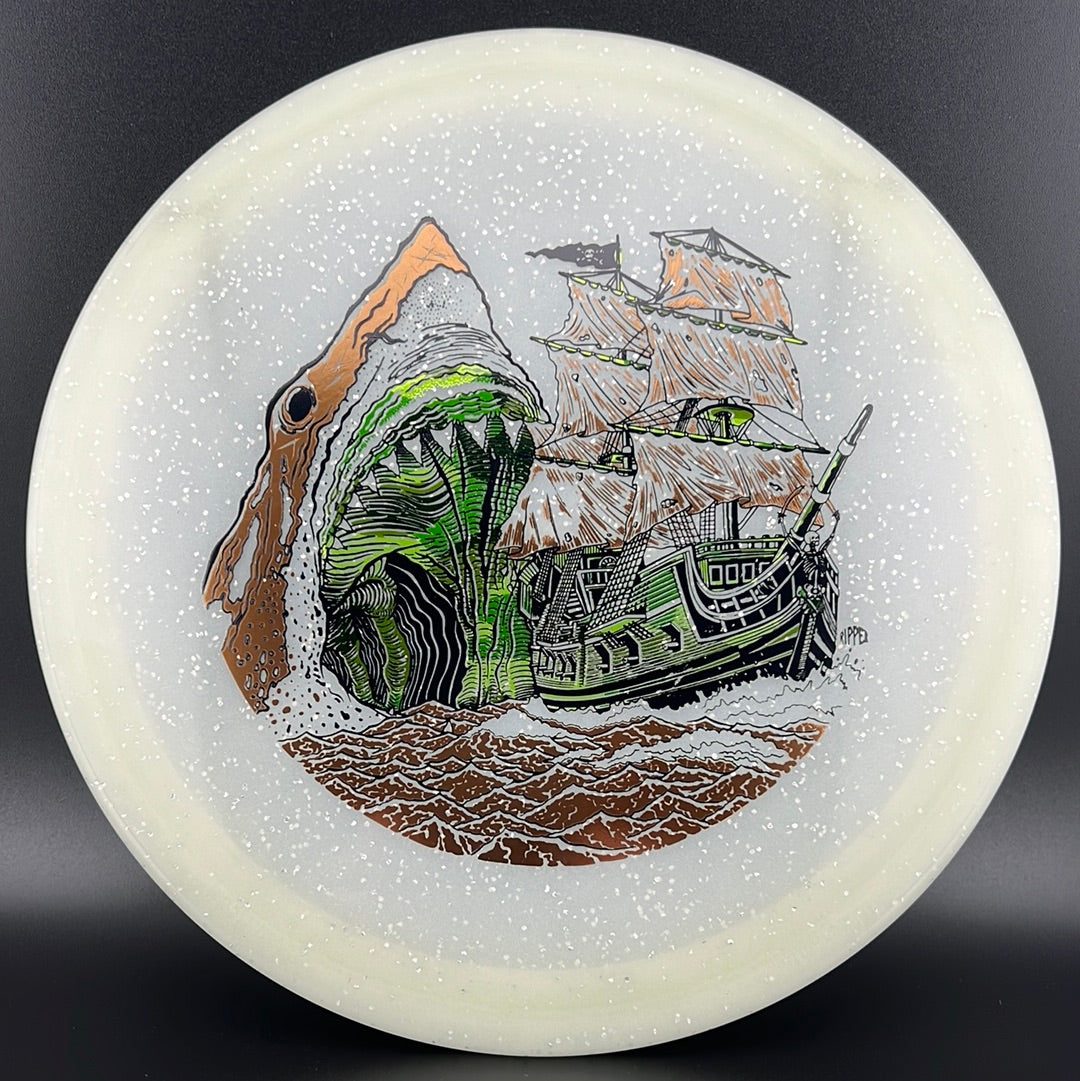 Metal Flake Glow C-Blend Galleon (First Run) "Megalodon" by Ripper Studios