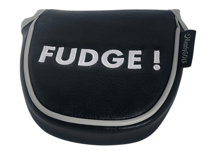 FUDGE! Embroidered Putter Cover by ReadyGOLF  -  Mallet