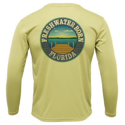 Florida USA Freshwater Born Boy's Long Sleeve UPF 50+ Dry-Fit Shirt