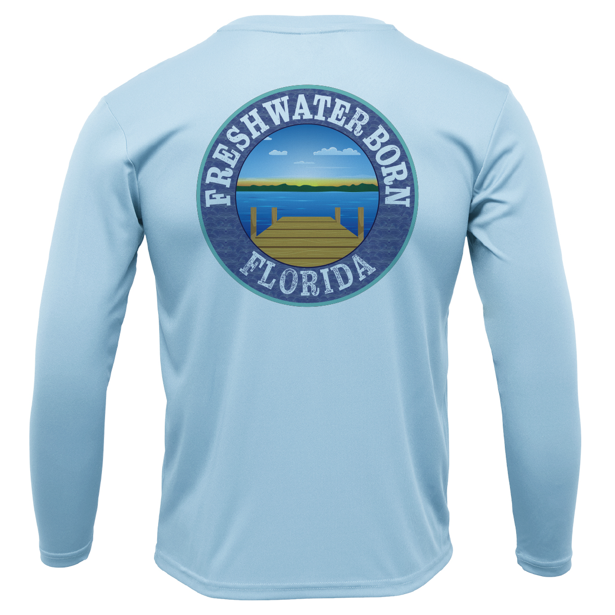 Florida "Freshwater Heals Everything" Girl's Long Sleeve UPF 50+ Dry-Fit Shirt
