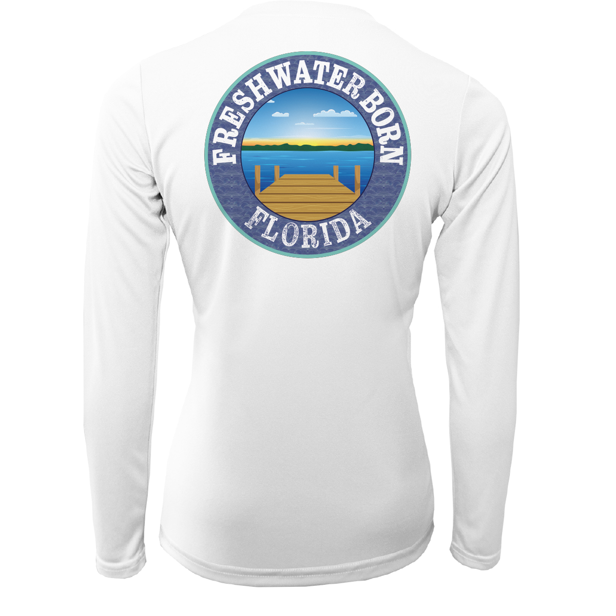 Florida "Freshwater Hair Don't Care" Women's Long Sleeve UPF 50+ Dry-Fit Shirt