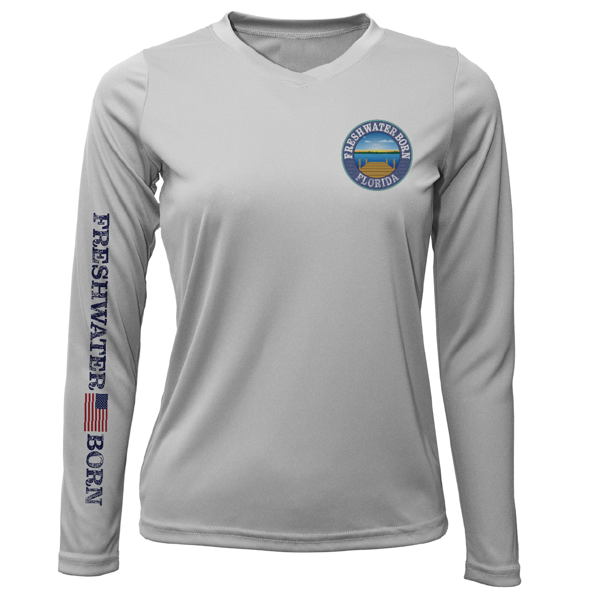 Florida Freshwater Born Pike Women's Long Sleeve UPF 50+ Dry-Fit Shirt