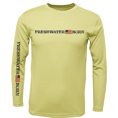 Florida Freshwater Born Linear Logo Boy's Long Sleeve UPF 50+ Dry-Fit Shirt