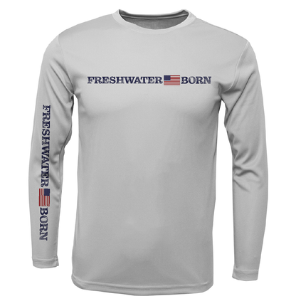 Florida Freshwater Born Linear Logo Men's Long Sleeve UPF 50+ Dry-Fit Shirt
