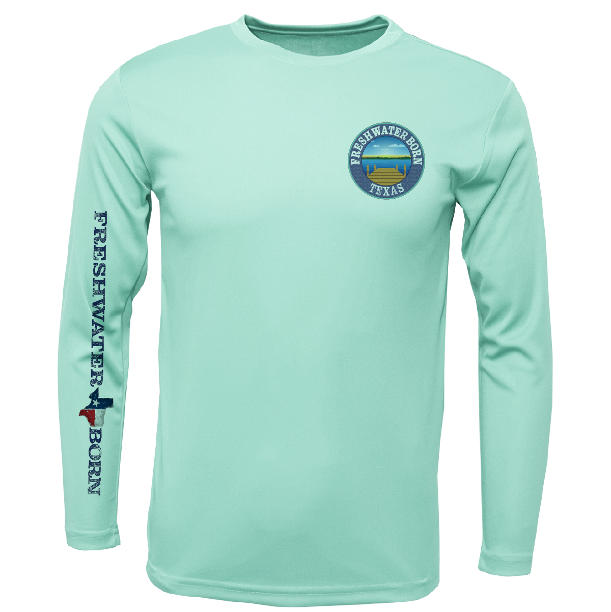 Austin Freshwater Born Boy's Long Sleeve UPF 50+ Dry-Fit Shirt
