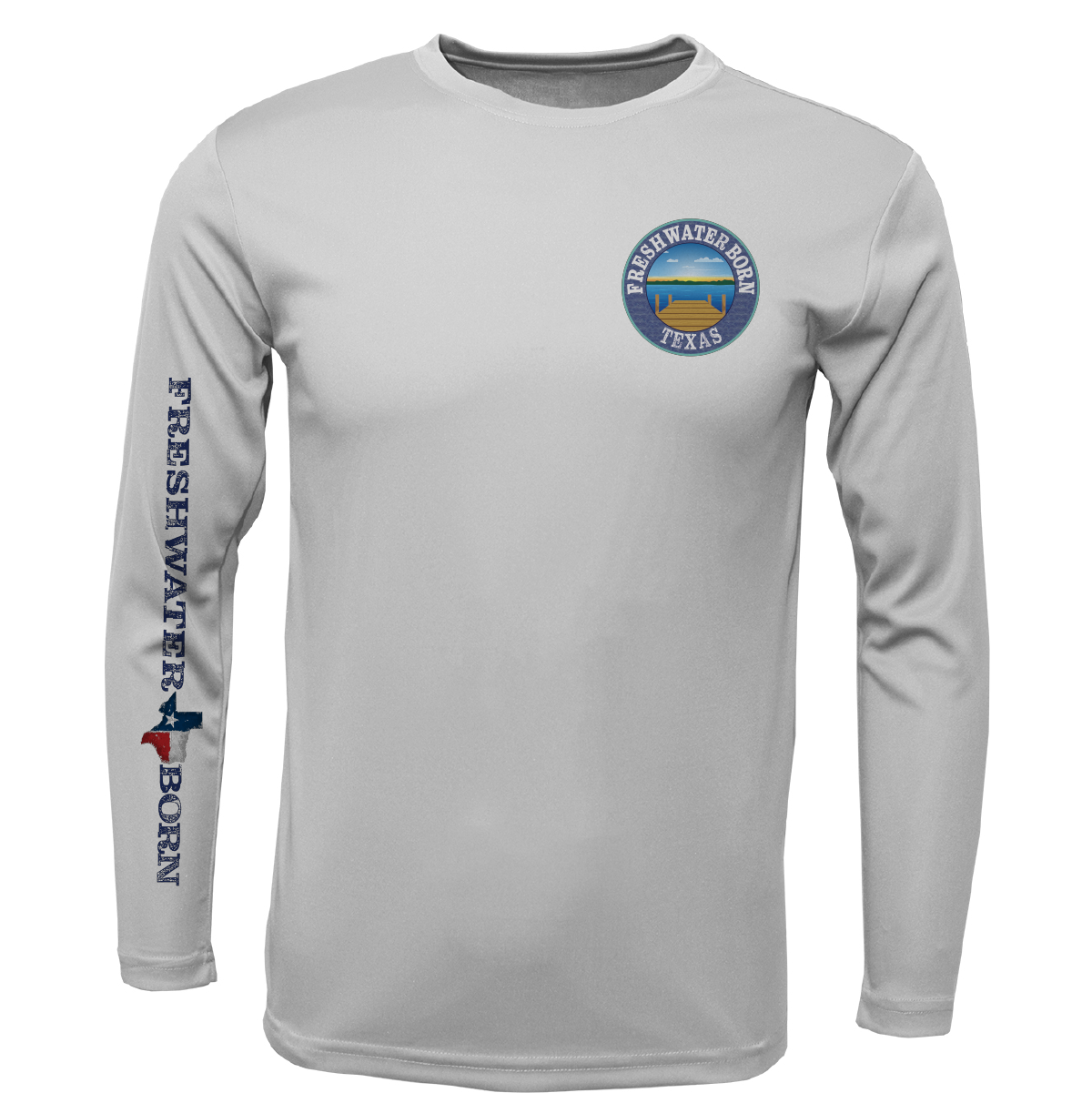 State of Texas Freshwater Born Girl's Long Sleeve UPF 50+ Dry-Fit Shirt