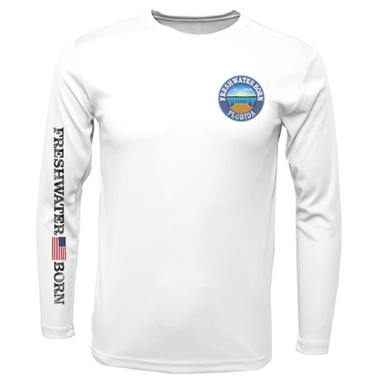 Florida Freshwater Born "Surrender The Booty" Boy's Long Sleeve UPF 50+ Dry-Fit Shirt