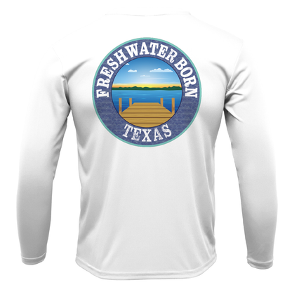 Texas Freshwater Born Linear Logo Men's Long Sleeve UPF 50+ Dry-Fit Shirt