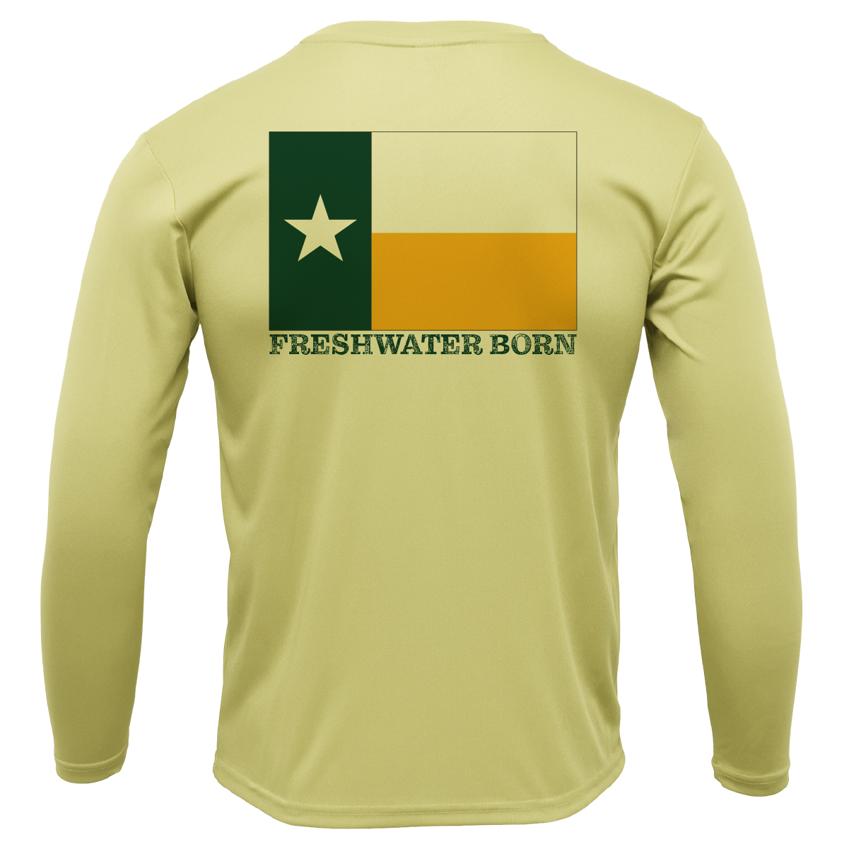 Waco Freshwater Born Men's Long Sleeve UPF 50+ Dry-Fit Shirt