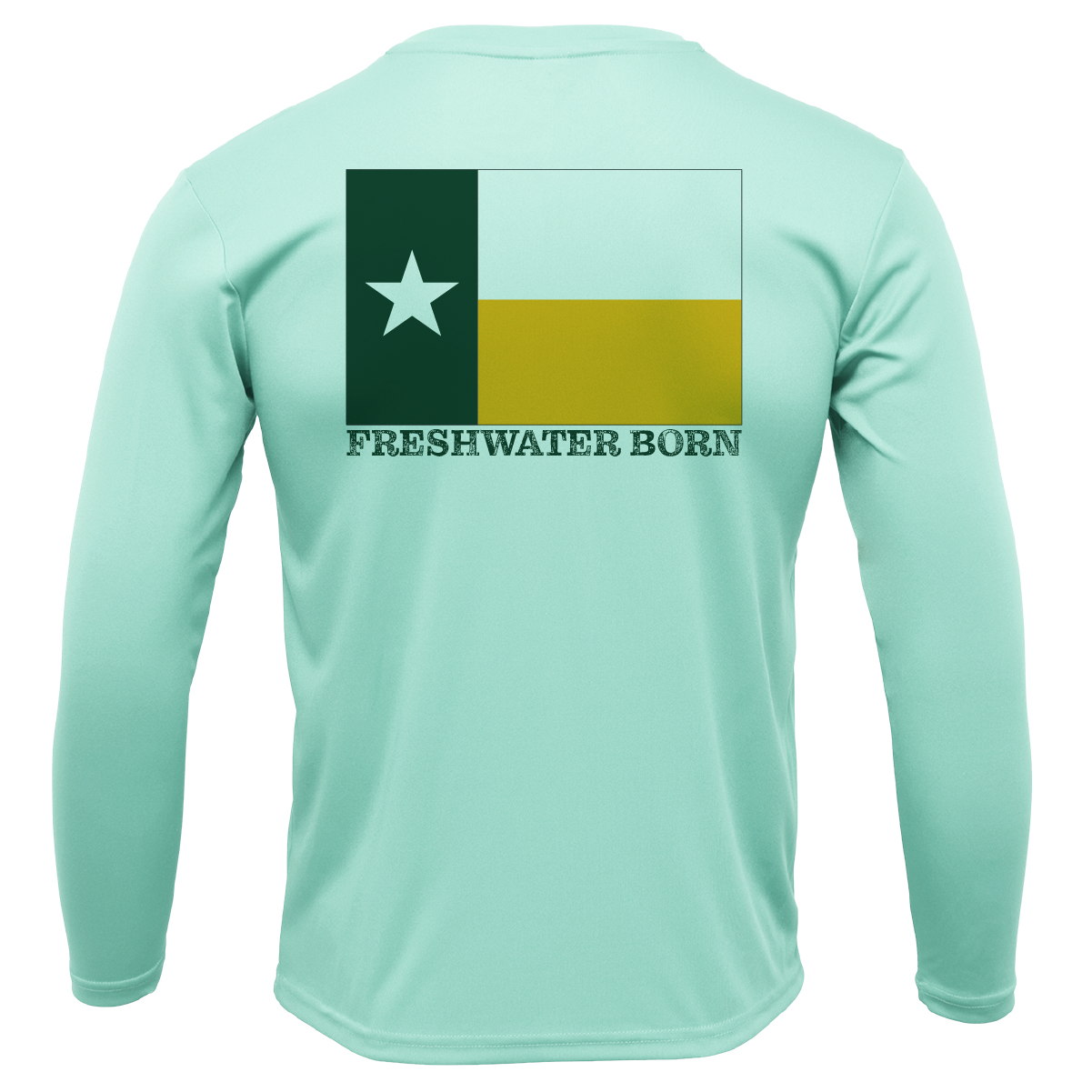 Waco Freshwater Born Boy's Long Sleeve UPF 50+ Dry-Fit Shirt