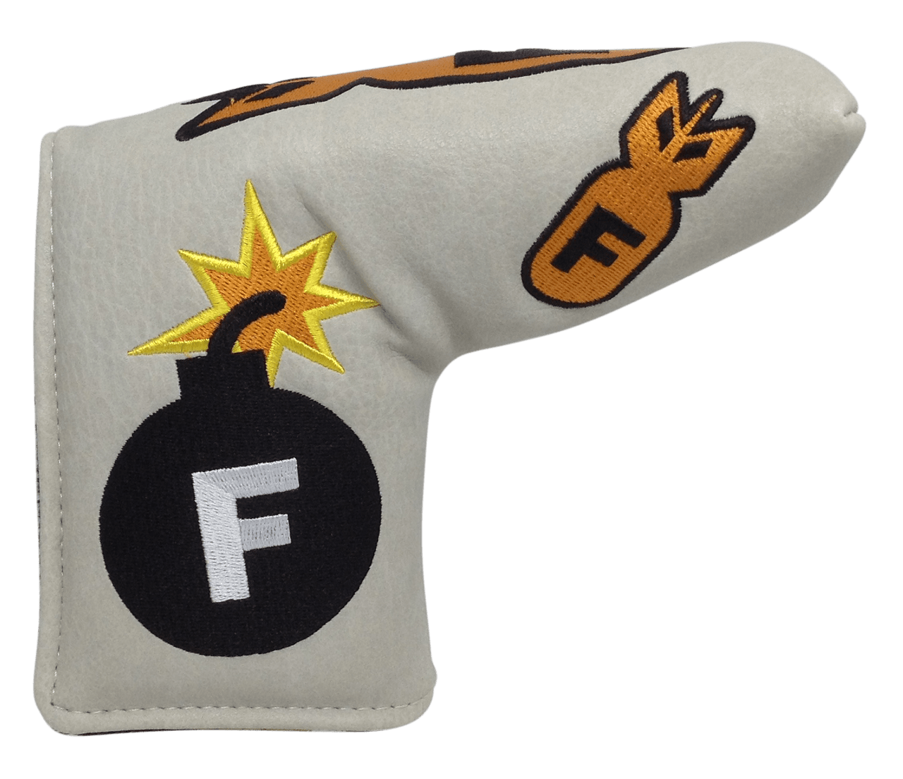 F-Bomb Embroidered Blade Putter Cover by ReadyGOLF