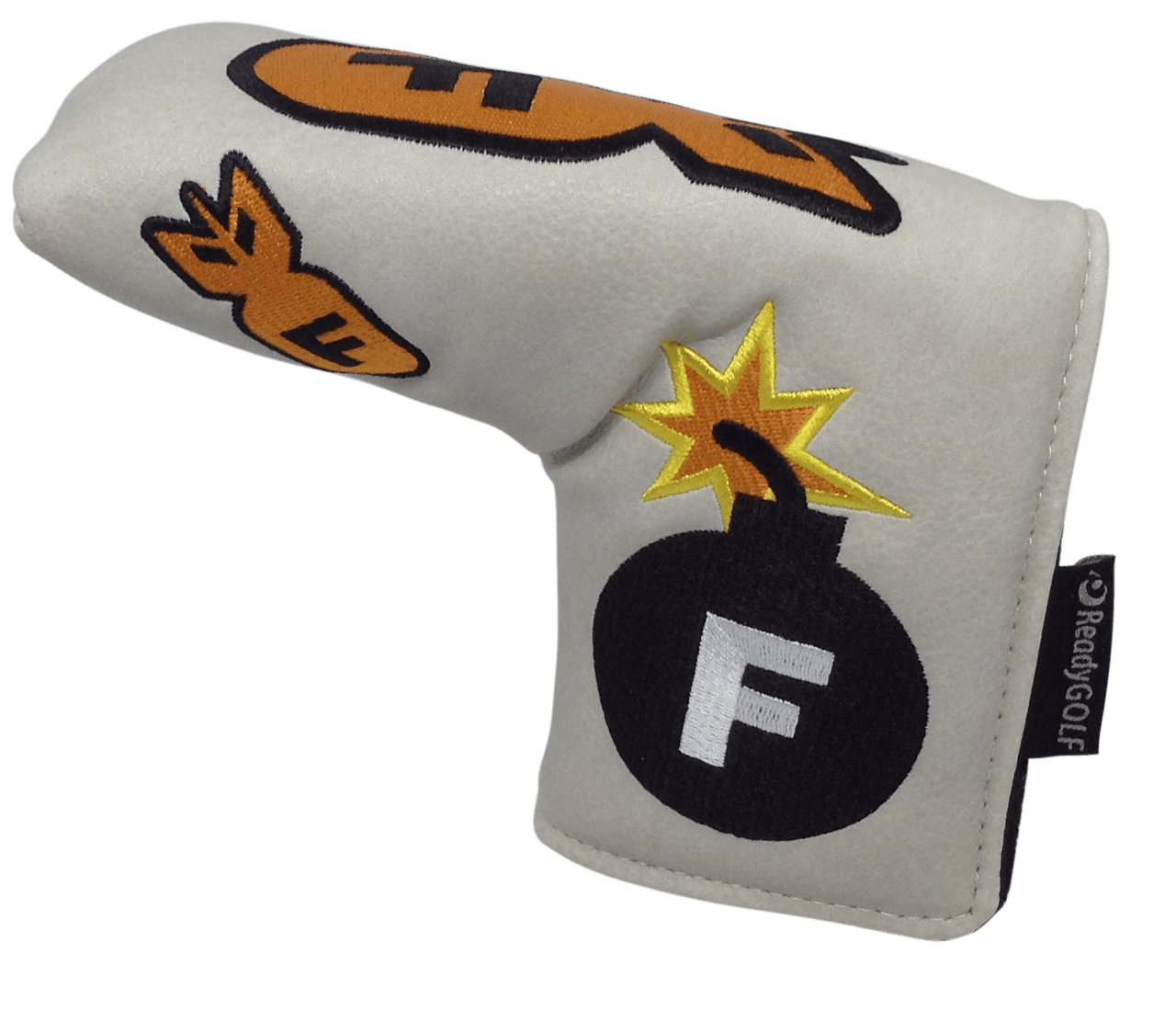 F-Bomb Embroidered Blade Putter Cover by ReadyGOLF