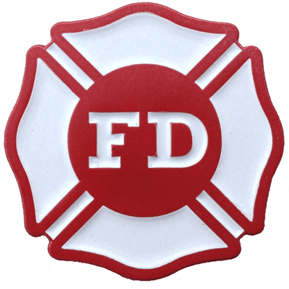 Fire Department Ball Marker & Hat Clip by ReadyGOLF
