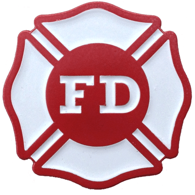 Fire Department Ball Marker & Hat Clip by ReadyGOLF