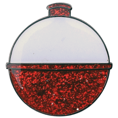 Fishing Bobber Glitter Ball Marker & Hat Clip by ReadyGOLF